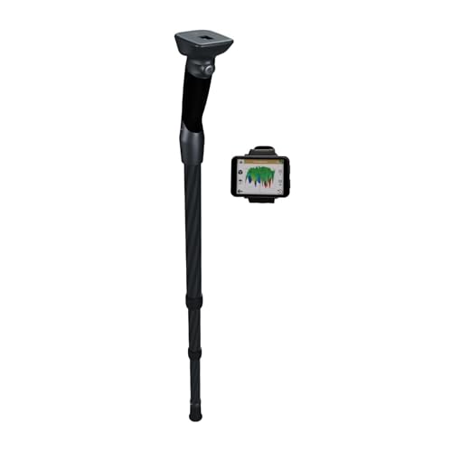 OKM Metalldetekor Rover UC, Detektor getarnt als Wanderstock mit Smartwatch, Magnetometer- und Pinpoint-Funktion, Outdoor-Messgerät inkl. Fitness-Anzeige und Kompass von OKM