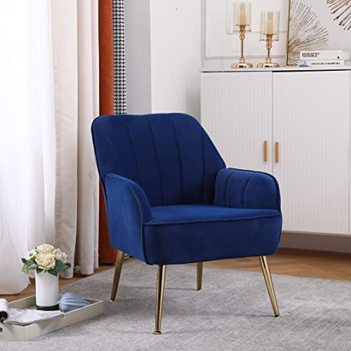 OKMYHOME Sessel Relax Moderner Sessel mit weicher Sitzfläche und Rückenlehne, weicher Samt, Füße aus Massivholz, 64 x 73 x 78 cm, blau OKMYHOME Sessel Relax Moderner Sessel mit weicher Sitzfläche und Rückenlehne, weicher Samt, Füße aus Massivholz, 64 x 73 x 78 cm, blau von OKMYHOME