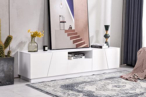 OKMYHOME TV-Schrank mit Schublade und Stauraum, MDF, für Wohnzimmer, 170 x 37 x 42 cm, Weiß OKMYHOME TV-Schrank mit Schublade und Stauraum, MDF, für Wohnzimmer, 170 x 37 x 42 cm, Weiß von OKMYHOME