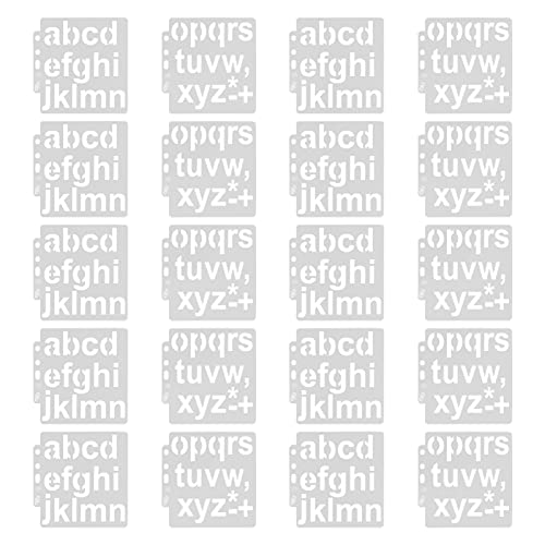 20pcs Letter Vorlage hohl Alphabet Schablonen wiederverwendbare Malerei Schablonen für Notebook -Tagebuchkunstprojekte 20pcs Letter Vorlage hohl Alphabet Schablonen wiederverwendbare Malerei Schablonen für Notebook -Tagebuchkunstprojekte von OKOVO