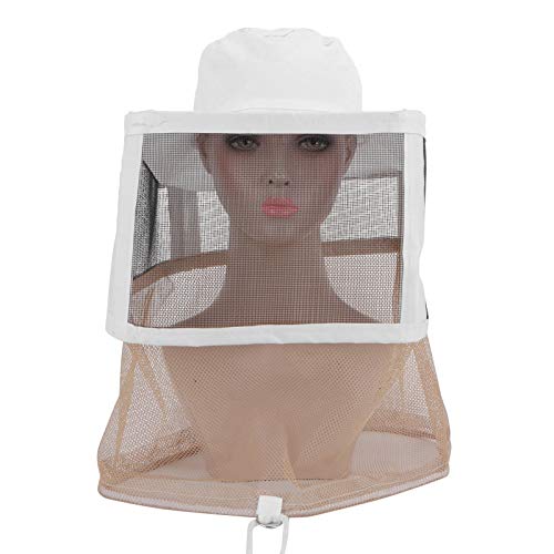 Bienenzuchtschutzvorräte Anti -Biene -Net -Hut -Imker Protektor Cap atmable Mesh Design für Imker Fischer Wanderer Weiß von OKOVO