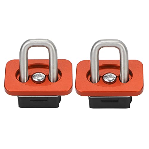 Edelstahl binden Anker LKW-Bett Wand Anker für Silverado Colorado Sierra Canyon Heavy Duty (Orange) von OKOVO