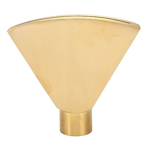 Fächerförmige Brunnendüse G1 Zoll Messing Flachkopf Spray Düsen Füllfederhalter Kopf für Gartenpool -Teichlandschaftsgestaltung von OKOVO