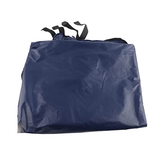Gepolsterter Schwungstuhl Hängematte Sitzdecke wasserdichte Polyester im Freien Garten Innenhof rot 3 Sitze (Dunkelblau (Lieferantenspezifikation: Blau)) von OKOVO