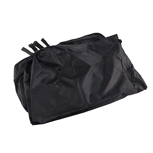Gepolsterter Schwungstuhl Hängematte Sitzdecke wasserdichte Polyester im Freien Garten Innenhof rot 3 Sitze (Schwarz) von OKOVO