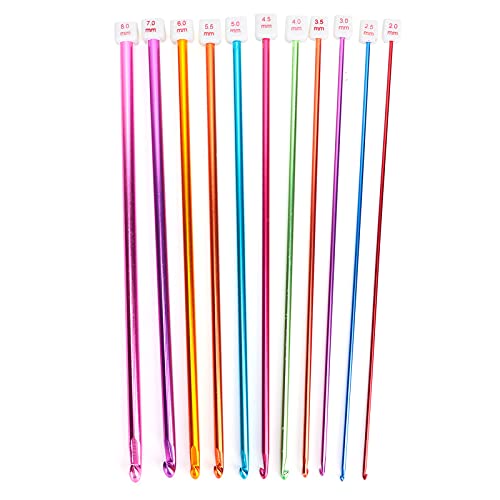 Häkel haken Aluminium oxid 11 Stück Multi color Strick nadeln Craft Garn Set für Handwerker Häkel haken Aluminium oxid 11 Stück Multi color Strick nadeln Craft Garn Set für Handwerker von OKOVO
