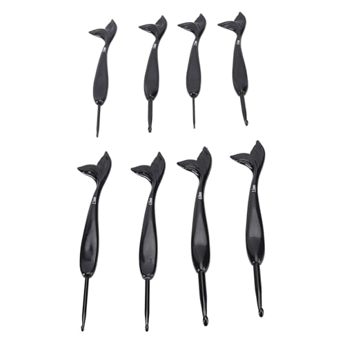 Häkeln Haken Set Ergonomic Fish Tail Griff Haken für verschiedene Häkelprojekte Strickbegeisterte von OKOVO