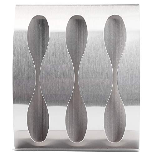 Haushalt Wand montiert Edelstahl Zahnbürsten Halter Rack Organizer Badezimmer Zubehör (2301N-3 DREI-Loch-Zahnbürstenhalter) von OKOVO