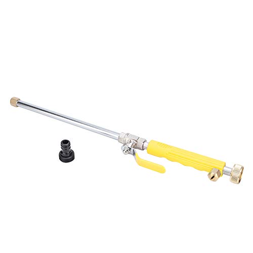 Hochdruck -Sprühdüsen -Werkzeug mit Schaltventil Gartenwässerung Auto Reinigung Haltbarer Aluminiumlegierung Gummi -Messing (Gelb) von OKOVO