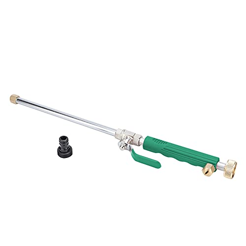 Hochdruck -Sprühdüsen -Werkzeug mit Schaltventil Gartenwässerung Auto Reinigung Haltbarer Aluminiumlegierung Gummi -Messing (Grün) von OKOVO