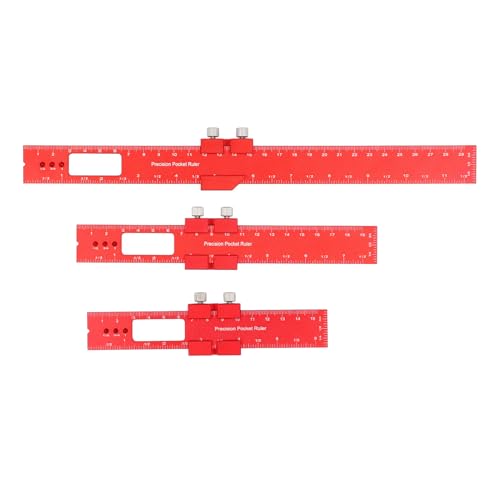 Metallrutsche Lineal Zoll metrisch t Typ CNC Scribing Aluminium Holzbearbeitungsregel 16 20 30 cm von OKOVO