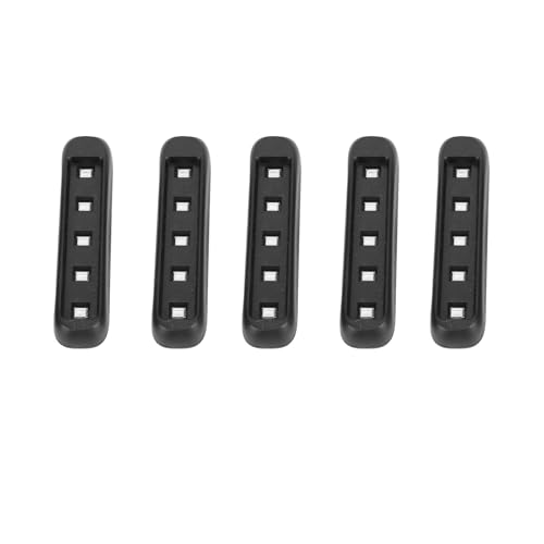 Mini UV Härtung Licht süßes Design 5 LED -Perlen tragbar für Nagelkunst 395nm (Schwarzes Rechteck) von OKOVO