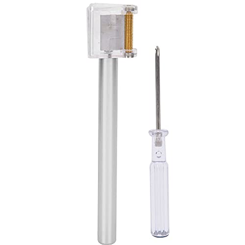 Multi -Funktion Lederkante Öl Pen Rand Farbstoffrollen Applikator DIY Lederhandwerkswerkzeug (Silber) von OKOVO