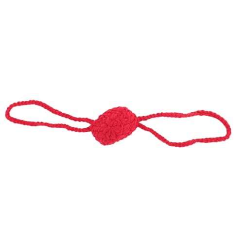 Nasenwärmwärmer weiche handgestrickte Nasenabdeckung Unisex bequeme Passform atmungsaktiven Protektor Winter Outdoors Aktivitäten (Rot) von OKOVO