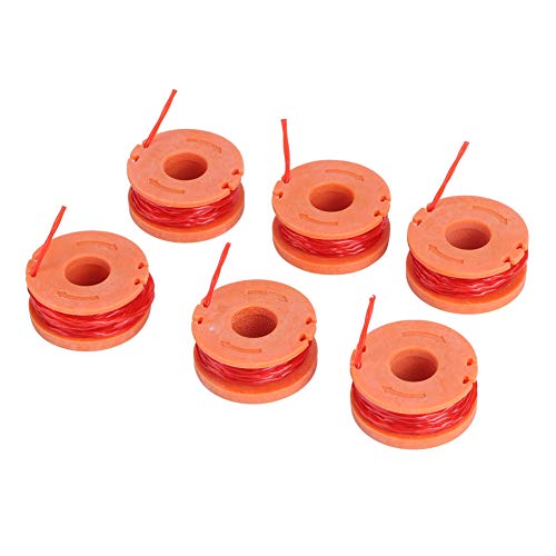 OKOVO 6pcs Trimmer Rasenmäher Spulen -String -Linienzubehör für Wa0010 Strimmer Schnelle effiziente Schneidgarten landwirtschaftliche Verwendung langlebiger Nylonmaterial von OKOVO