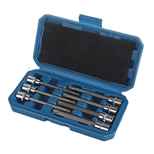 OKOVO 7pcs 3/8 -Zoll -Antrieb extra langer Torx -Stern -Bit -Sockel für enge Räume Blau hohe Festigkeit Haltbarkeit OKOVO 7pcs 3/8 -Zoll -Antrieb extra langer Torx -Stern -Bit -Sockel für enge Räume Blau hohe Festigkeit Haltbarkeit von OKOVO