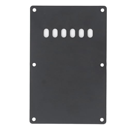 OKOVO Guitar Back Plate Black Enhance Gitarre Performance Wide Kompatibilität Robustes Kunststoff Easy Installation von OKOVO