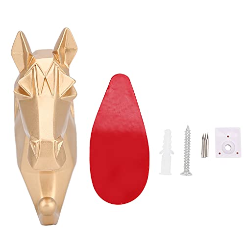 OKOVO Harz Unterscheidungsstil Tierform Badezimmer Wandtuch Hängende Haken Mantelhutschlüssel Kleiderbügel (Pferdekopf) von OKOVO