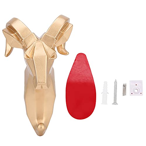 OKOVO Harz Unterscheidungsstil Tierform Badezimmer Wandtuch Hängende Haken Mantelhutschlüssel Kleiderbügel (Ziege) von OKOVO