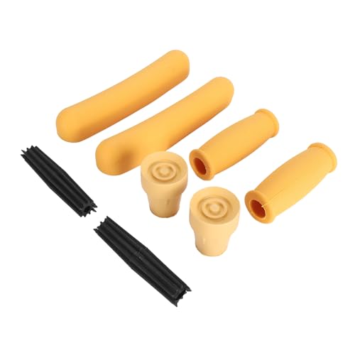 OKOVO Krücke-Pad-Set aus weichem Gummi-Handgriff Unterarm-Pad rutsch feste Spitze für Aluminium-und Holz krücken OKOVO Krücke-Pad-Set aus weichem Gummi-Handgriff Unterarm-Pad rutsch feste Spitze für Aluminium-und Holz krücken von OKOVO