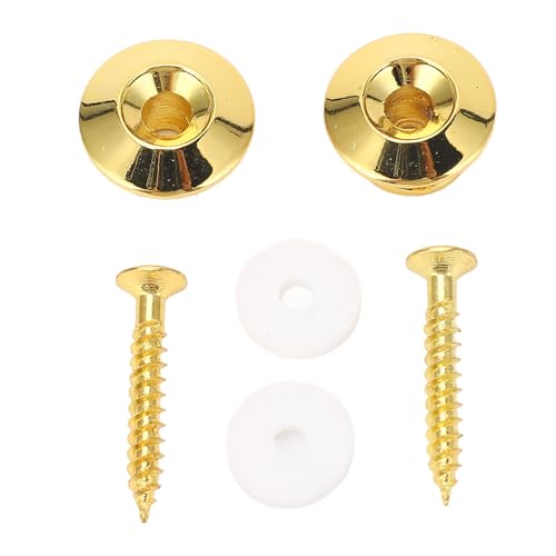 OKOVO Metallgold Gitarrengurtschloss Sicheres Befestigung für verschiedene Gitarren und Bässe OKOVO Metallgold Gitarrengurtschloss Sicheres Befestigung für verschiedene Gitarren und Bässe von OKOVO