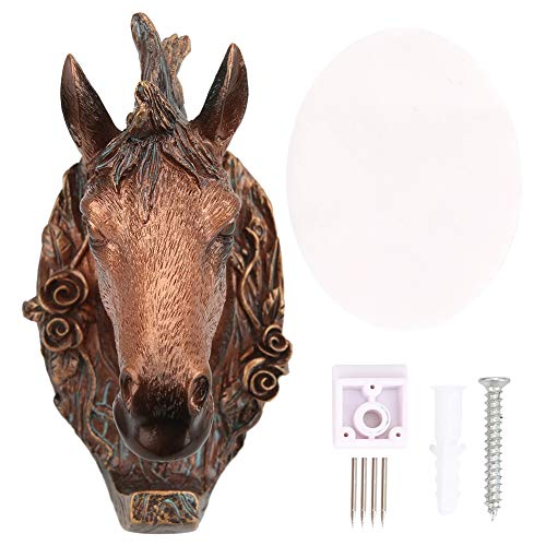 OKOVO Vintage Animal Form Wall Hakenmantel Hängende Haken Home Dekoration für Badezimmer Schlafzimmer (Pferd (Anti-Imitationsbronze)) von OKOVO