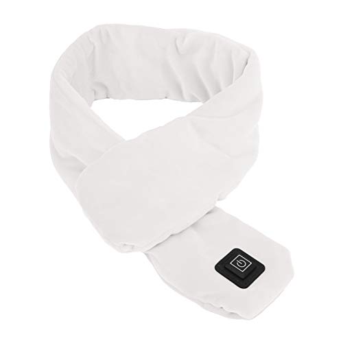 OKOVO Winter Smart Heizung Schal Elektrische Nackenpackung Verstellbarer Temperaturhalle Schalanzug für Winterwärme (Weiß) von OKOVO