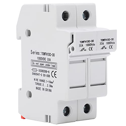 Sicherungshalter Basis 2 Pole Din Rail Mount Monto -Stromverteilungssteuerausrüstung TOWFH1DC 1000VDC 2P (10a) von OKOVO