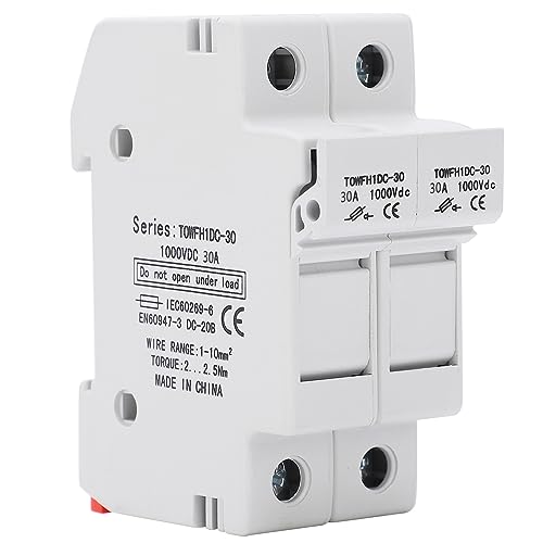 Sicherungshalter Basis 2 Pole Din Rail Mount Monto -Stromverteilungssteuerausrüstung TOWFH1DC 1000VDC 2P (20a) von OKOVO