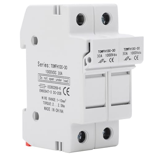 Sicherungshalter Basis 2 Pole Din Rail Mount Monto -Stromverteilungssteuerausrüstung TOWFH1DC 1000VDC 2P (30a) von OKOVO
