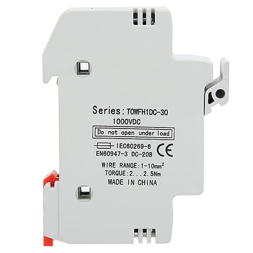 Sicherungshalter Basis Stromverteilungssteuerungsausrüstung DIN RAIL MOUNT TOWFH1DC 1000VDC 1P (15a) von OKOVO