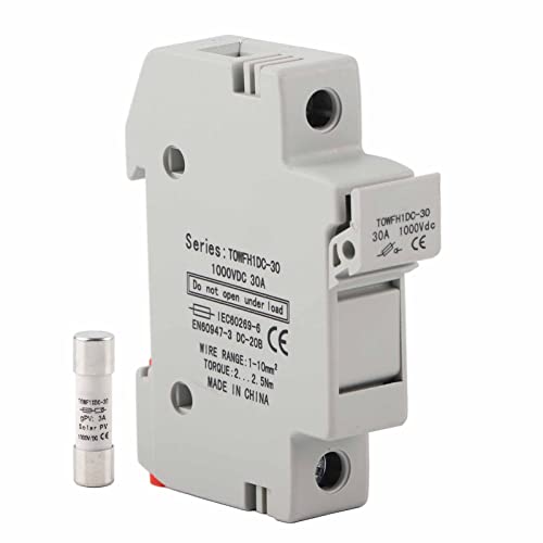 Sicherungshalter Basis Stromverteilungssteuerungsausrüstung DIN RAIL MOUNT TOWFH1DC 1000VDC 1P (3a) von OKOVO