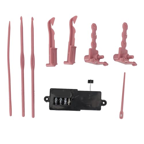 Strickmaschinen -Adapter -Set erhöhen die Geschwindigkeit Leichtes Strickmaschinenzubehör Ersatz für Sentro (9 PCs gesetzt) von OKOVO