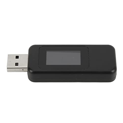USB -Stromerkennung Direkt lesen Sie Easy View Power Off -Speicher -Leistungsanalysator (Schwarz) von OKOVO