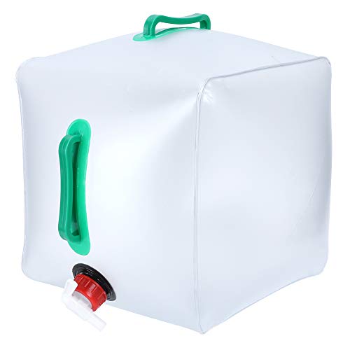 Zusammenklappbarer Wasserbeutel Klapper Bucket Container Tragbarer Wasserträger und Leckdopfer Ergonomisches Design für Grill im Freien von OKOVO