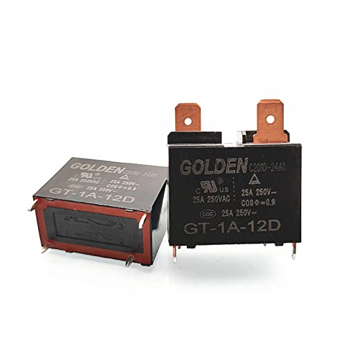 5 STÜCKE Relais GT-1A-12D GT-1A-12DP mit Stecker Kein Stecker 25A 12 V 4PIN for Klimaanlage Elektrischer Warmwasserbereiter Motherboard Relais(GT-1A-12D with plug) von OKPPLFJUI