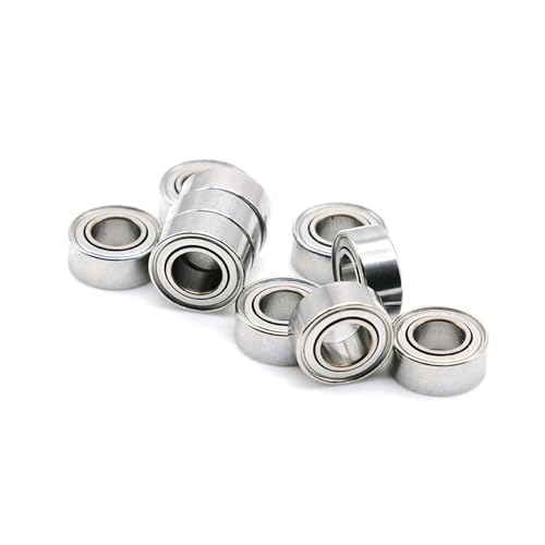 OKPPLFJUI 2 x ABEC-9 Edelstahl-Lager 5 x 10 x 4 mm 105ZZ für Angelrollen (2 Stück SMR137ZZ 7X13X4) von OKPPLFJUI
