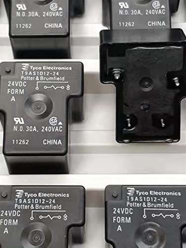 OKPPLFJUI 24V Relais T9AS1D12-24 4Pins 24VDC von OKPPLFJUI