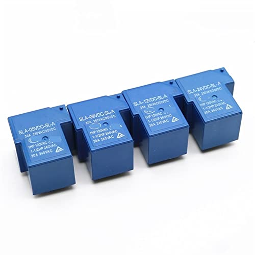 OKPPLFJUI 2Pcs Leistungsrelais SLA-05VDC-SL-A SLA-12VDC-SL-A SLA-24VDC-SL-A SLA-48VDC-SL-A 5V 12V 24V 48V 30A 5PIN(SLA-48VDC-SL-A) von OKPPLFJUI