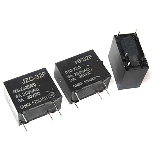 OKPPLFJUI 5 Stücke JZC-32F 5 V 12 V 24 V Leistungsrelais JZC-32F-005-ZS3 JZC-32F-012-ZS3 JZC-32F-024-ZS3 10A 250VAC 5PIN(JZC-32F-005-ZS3) von OKPPLFJUI