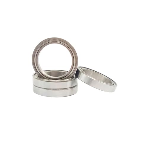 OKPPLFJUI Kugellager 6800 6801 6802 6803 6804 6805 6806 6807 6808 6809 6810 Kugellager mit Gummidichtung und dünner Metallschutz (ZZ,5PCS-6805 25X37X7MM) von OKPPLFJUI