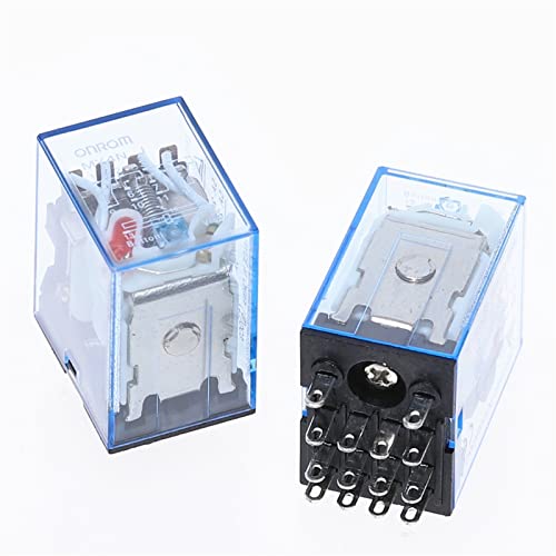 OKPPLFJUI MY4NJ Spule DC12V DC24V AC110V AC220V HH54P 5A 220V Miniatur-Elektromagnetisches Allzweckrelais (Onecolor) von OKPPLFJUI