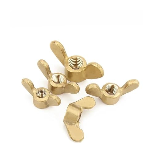 M10-1pcs Metric Brass Wing Nuts Hand Screw Nut Claw Nut OKSJBHBTBW von OKSJBHBTBW