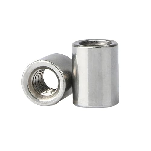 M4X6X16-10PCS 304 Stainless Steel Female Cylindrical Connecting Nut Sleeve Nut OKSJBHBTBW von OKSJBHBTBW