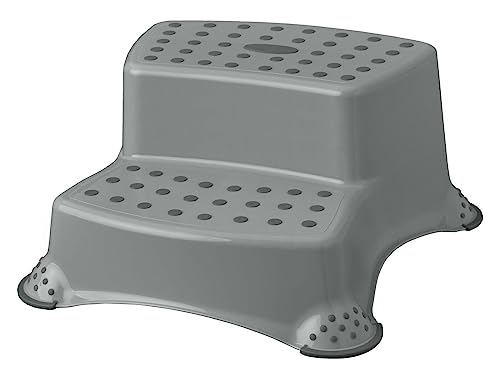 Hocker Trittschemel Tritthocker zweistufig bis 120 kg grau Hocker Trittschemel Tritthocker zweistufig bis 120 kg grau von OKT