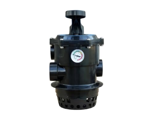OKU 6-Wege Ventil für Sandfilteranlagen 1 1/2'' 6-Wege Top-Mount-Ventil | Für Filteranlagen | Pool und Schwimmbecken von OKU Obermaier