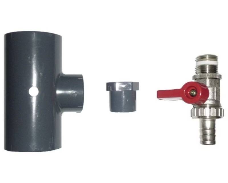 OKU Pool-Solarabsorber OKU Absorber-Entleerungsset für PVC-Verrohrung Ø 40 mm von OKU
