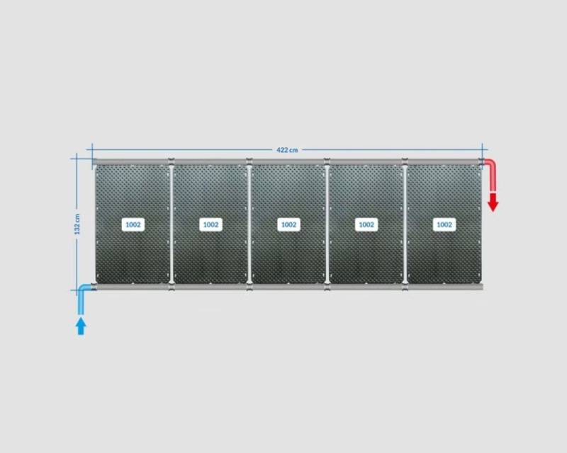 OKU Pool-Solarabsorber OKU Solarabsorber Pool-Solarheizung SET 10 von OKU