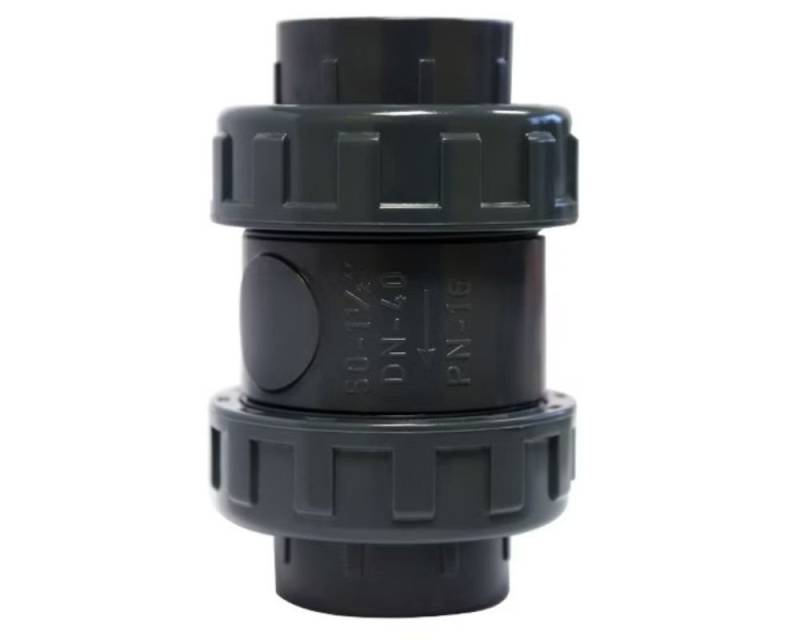 OKU Pool-Solarabsorber Rückschlagventil mit Klebemuffe, Ø 63 mm, grau von OKU