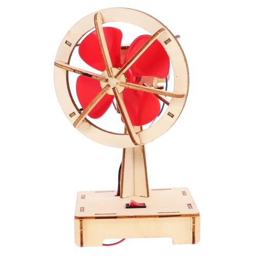 OKUMEYR 1 Satz DIY Windfächer Bastelset für Elektronisches Lernspielzeug zur Selbstmontage für Schulprojekte und Wissenschaftliche Experimente ohne Batterie von OKUMEYR